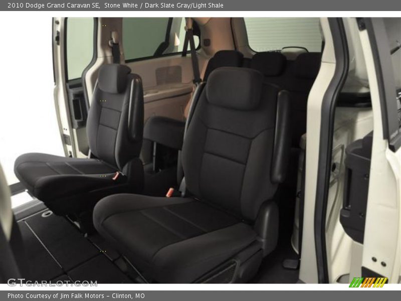 Stone White / Dark Slate Gray/Light Shale 2010 Dodge Grand Caravan SE