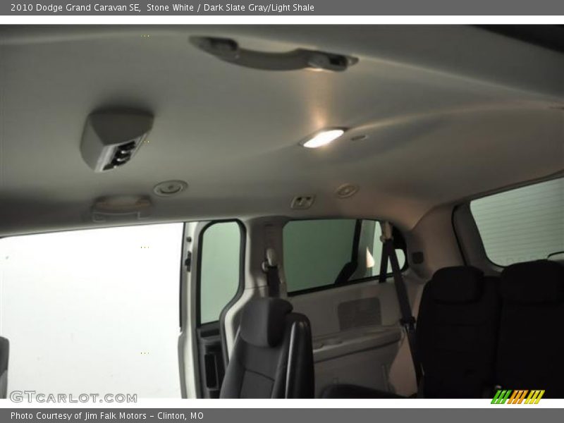 Stone White / Dark Slate Gray/Light Shale 2010 Dodge Grand Caravan SE