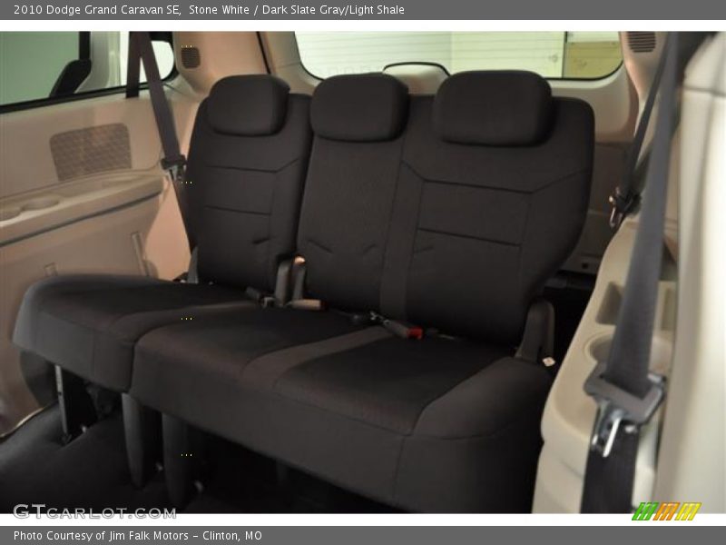 Stone White / Dark Slate Gray/Light Shale 2010 Dodge Grand Caravan SE