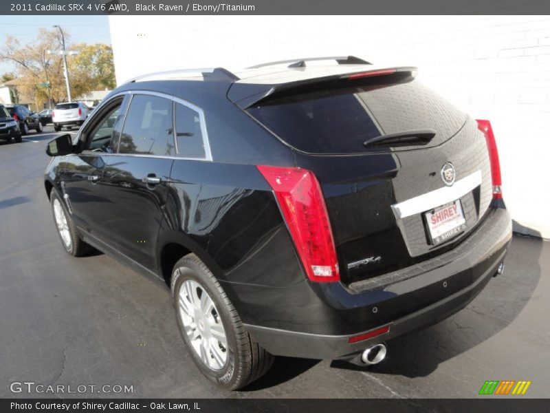 Black Raven / Ebony/Titanium 2011 Cadillac SRX 4 V6 AWD