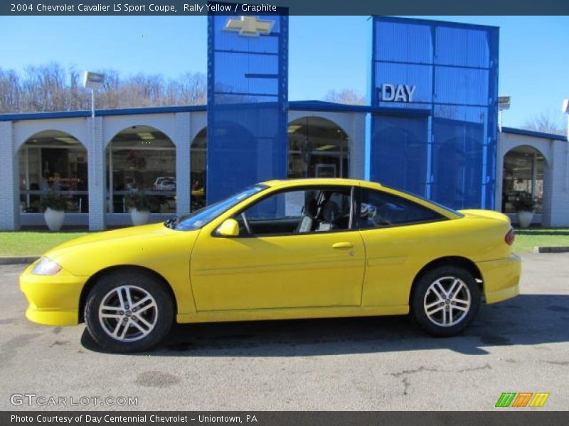 Rally Yellow / Graphite 2004 Chevrolet Cavalier LS Sport Coupe