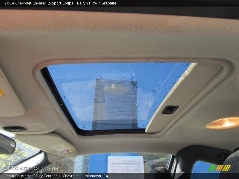 Rally Yellow / Graphite 2004 Chevrolet Cavalier LS Sport Coupe
