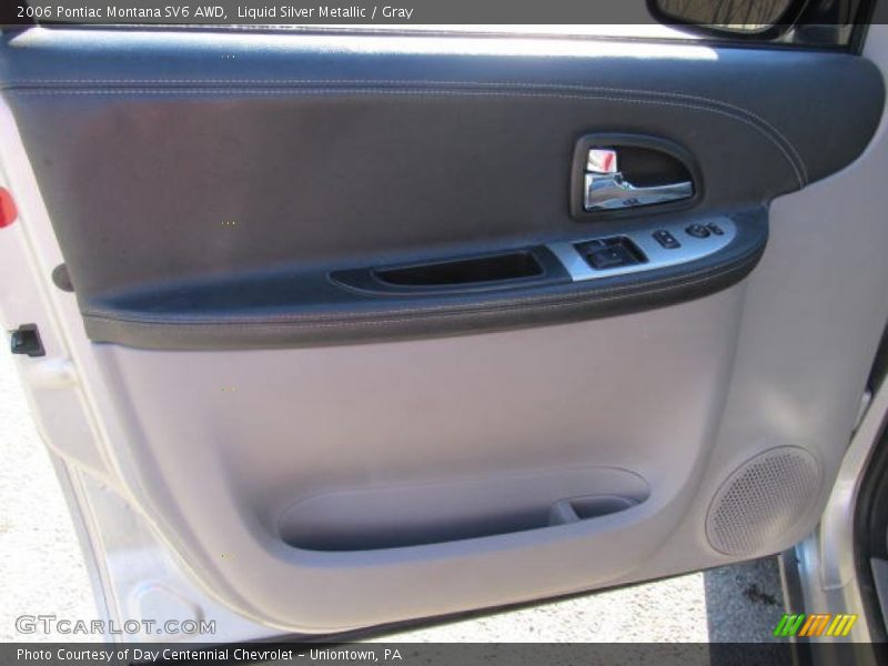 Liquid Silver Metallic / Gray 2006 Pontiac Montana SV6 AWD