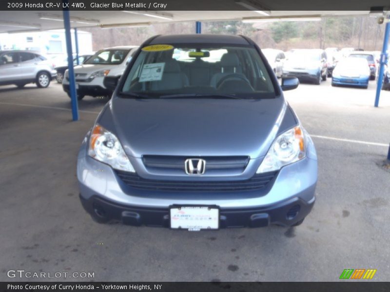 Glacier Blue Metallic / Gray 2009 Honda CR-V LX 4WD