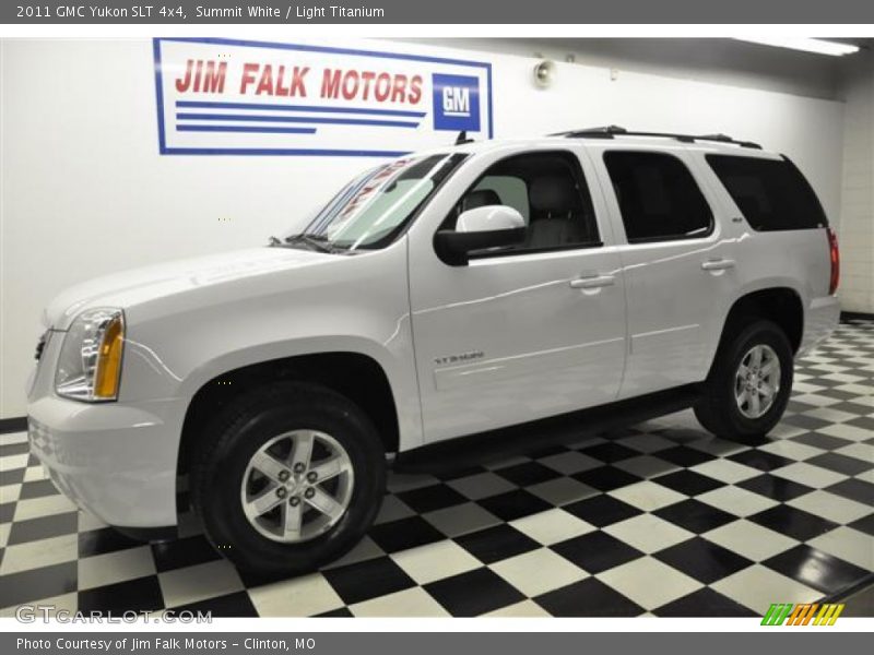 Summit White / Light Titanium 2011 GMC Yukon SLT 4x4