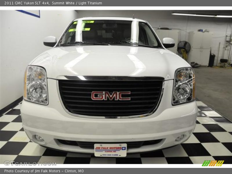 Summit White / Light Titanium 2011 GMC Yukon SLT 4x4