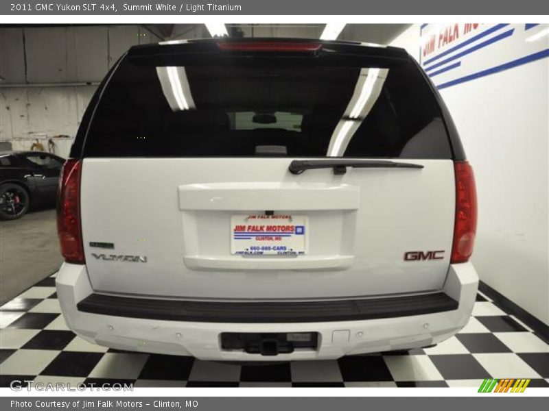 Summit White / Light Titanium 2011 GMC Yukon SLT 4x4