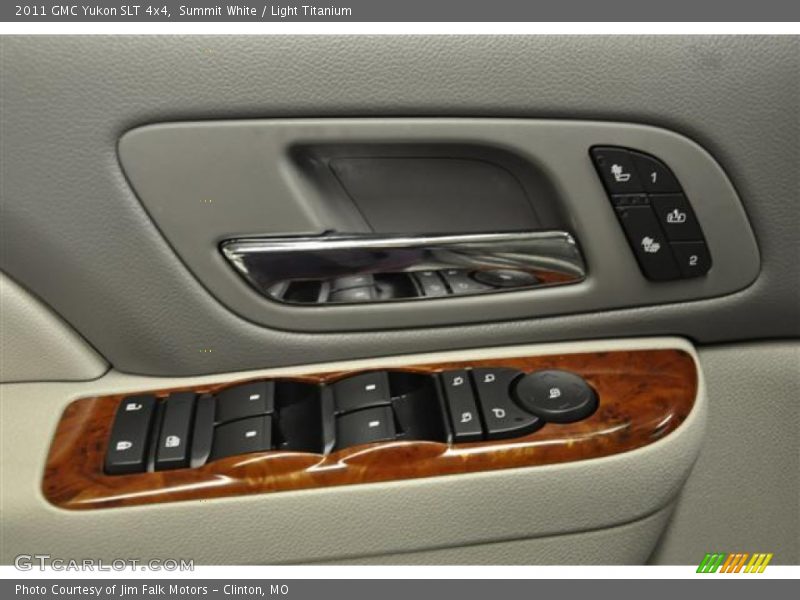 Summit White / Light Titanium 2011 GMC Yukon SLT 4x4