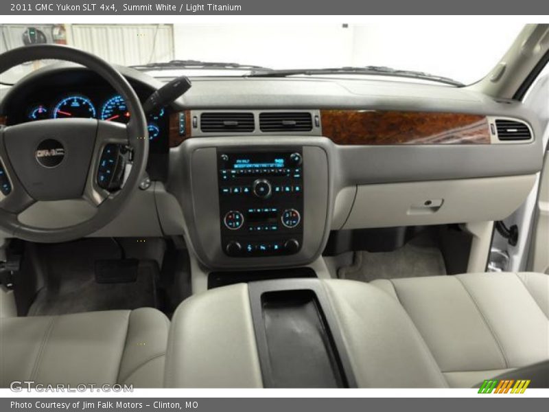 Summit White / Light Titanium 2011 GMC Yukon SLT 4x4