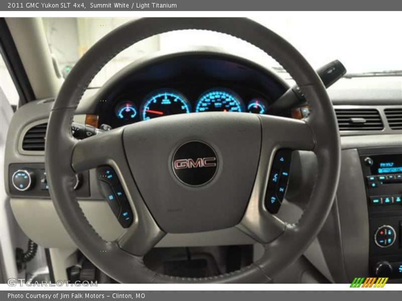 Summit White / Light Titanium 2011 GMC Yukon SLT 4x4