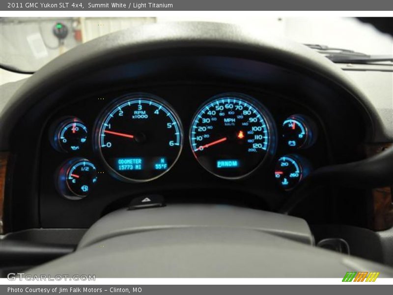 Summit White / Light Titanium 2011 GMC Yukon SLT 4x4