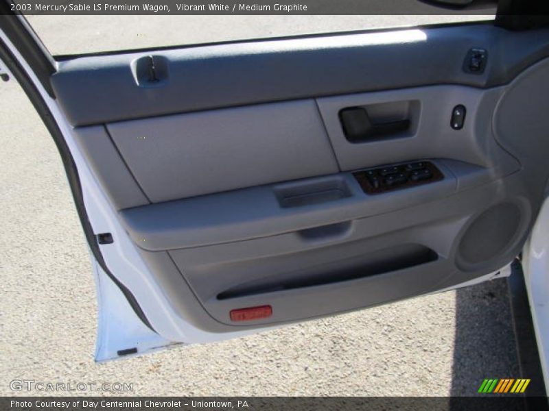 Vibrant White / Medium Graphite 2003 Mercury Sable LS Premium Wagon