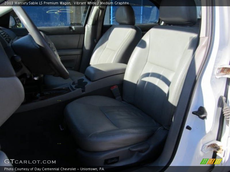 Vibrant White / Medium Graphite 2003 Mercury Sable LS Premium Wagon