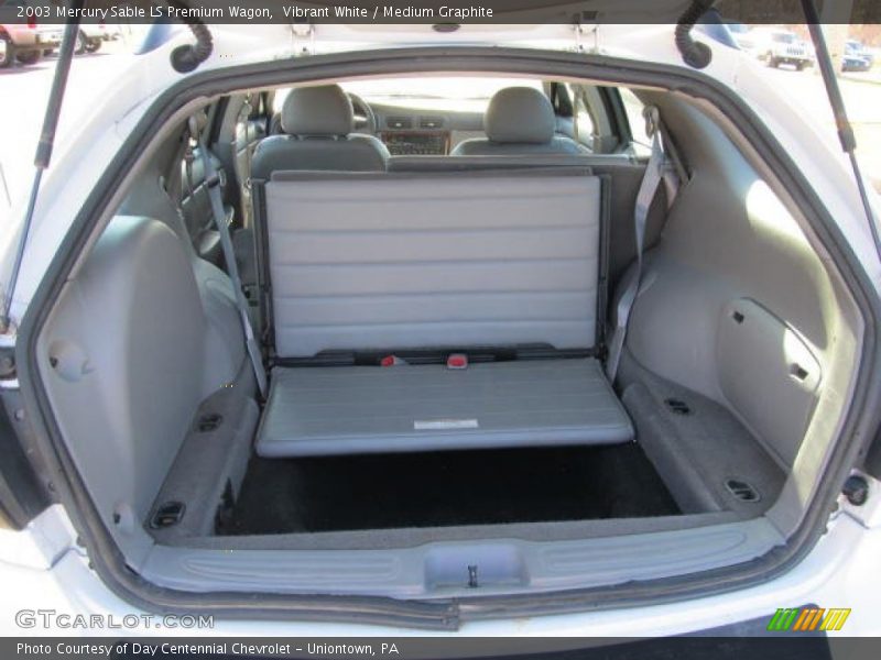 Vibrant White / Medium Graphite 2003 Mercury Sable LS Premium Wagon