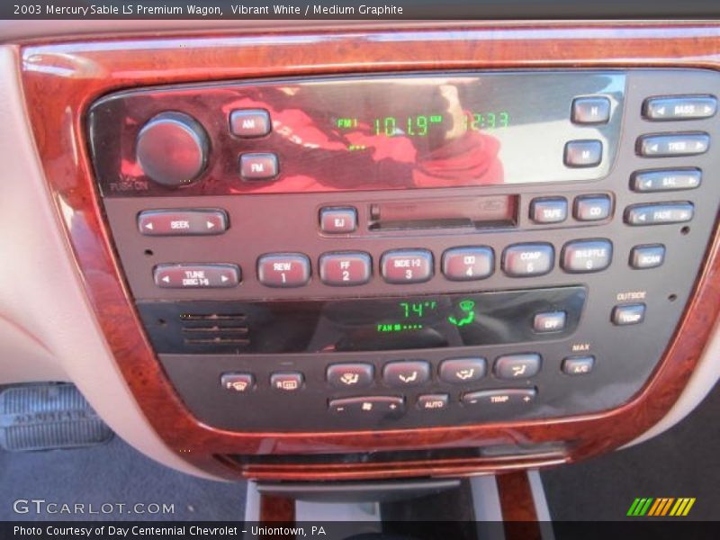 Vibrant White / Medium Graphite 2003 Mercury Sable LS Premium Wagon
