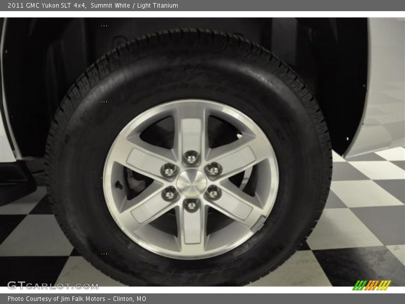 Summit White / Light Titanium 2011 GMC Yukon SLT 4x4