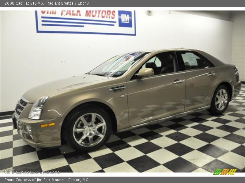Radiant Bronze / Ebony 2008 Cadillac STS V6
