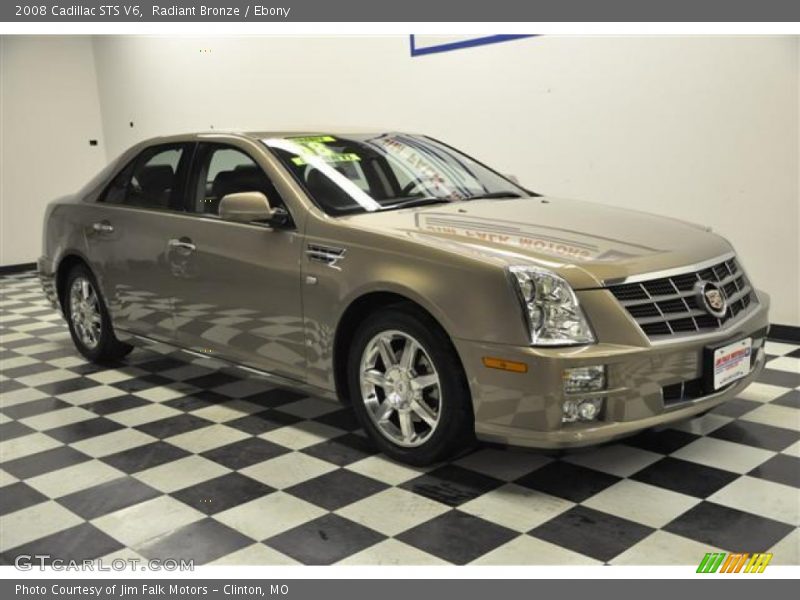 Radiant Bronze / Ebony 2008 Cadillac STS V6