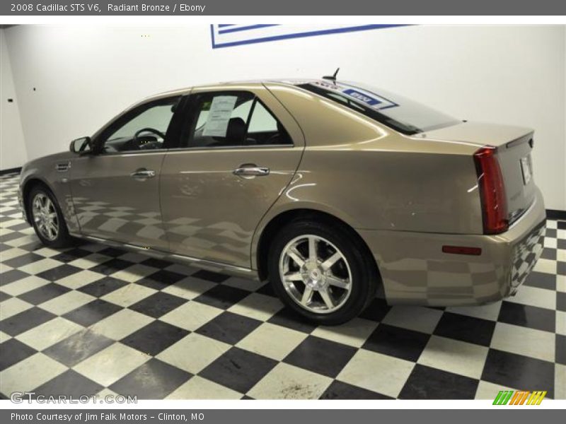 Radiant Bronze / Ebony 2008 Cadillac STS V6