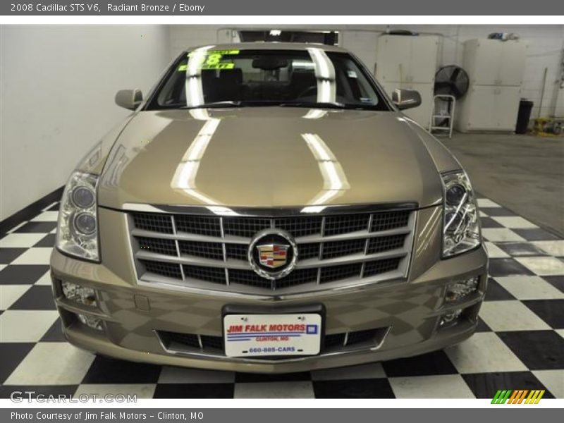 Radiant Bronze / Ebony 2008 Cadillac STS V6