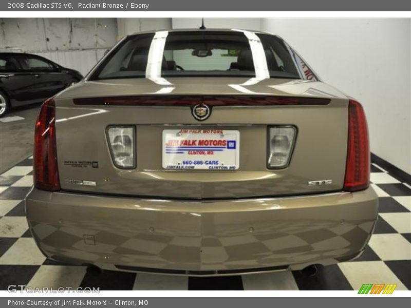 Radiant Bronze / Ebony 2008 Cadillac STS V6
