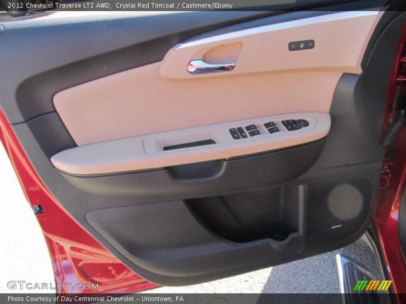 Crystal Red Tintcoat / Cashmere/Ebony 2012 Chevrolet Traverse LTZ AWD