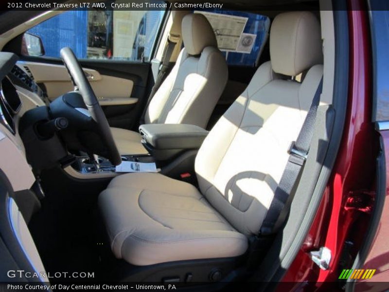 Crystal Red Tintcoat / Cashmere/Ebony 2012 Chevrolet Traverse LTZ AWD