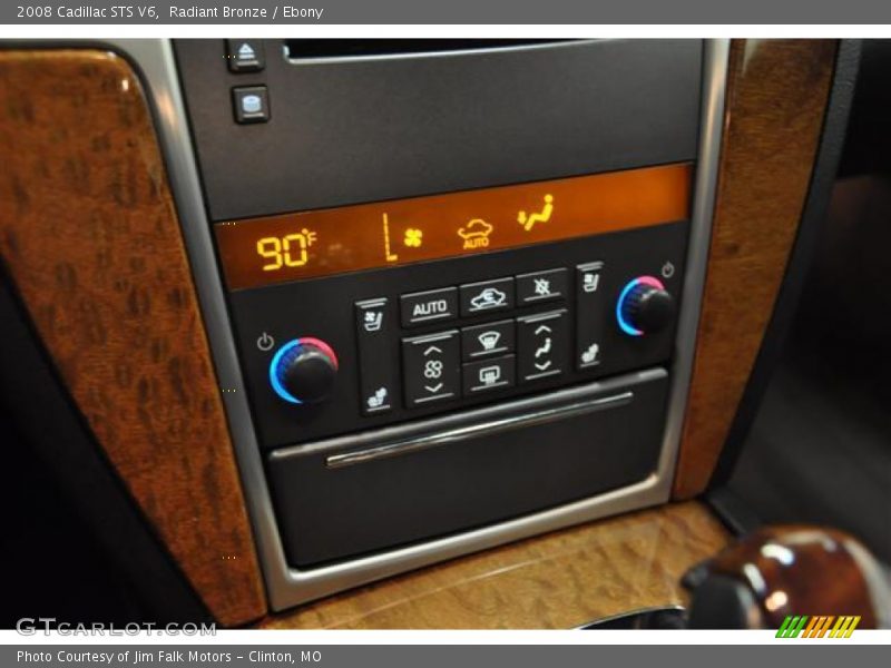 Radiant Bronze / Ebony 2008 Cadillac STS V6