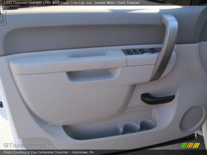 Summit White / Dark Titanium 2012 Chevrolet Silverado 1500 Work Truck Crew Cab 4x4