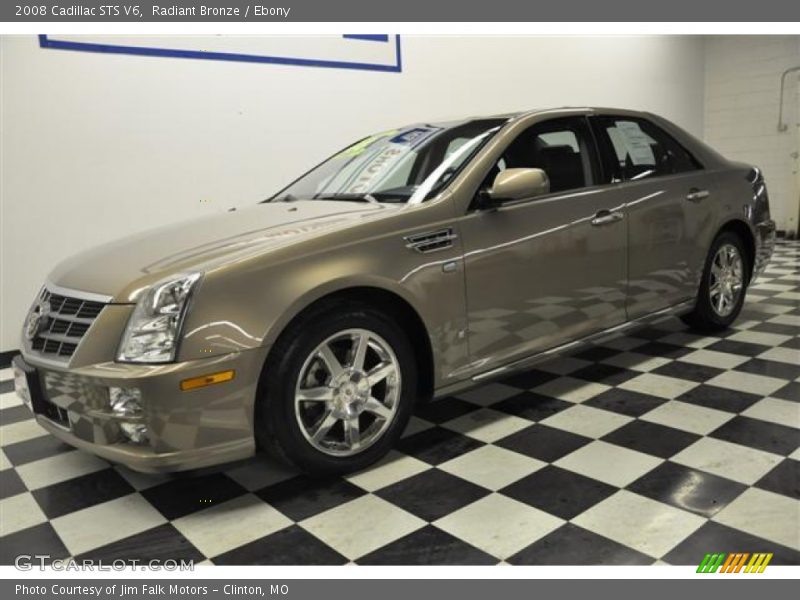 Radiant Bronze / Ebony 2008 Cadillac STS V6