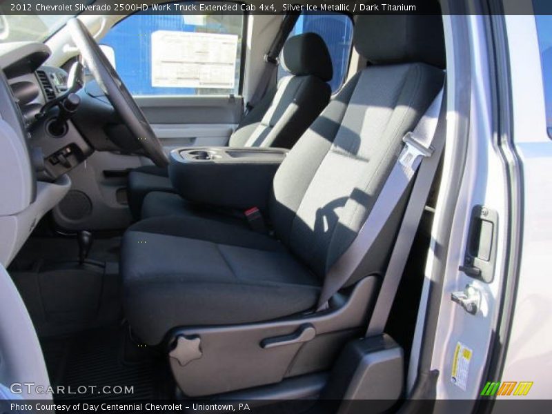 Silver Ice Metallic / Dark Titanium 2012 Chevrolet Silverado 2500HD Work Truck Extended Cab 4x4
