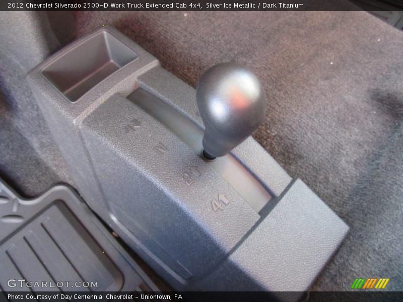Silver Ice Metallic / Dark Titanium 2012 Chevrolet Silverado 2500HD Work Truck Extended Cab 4x4