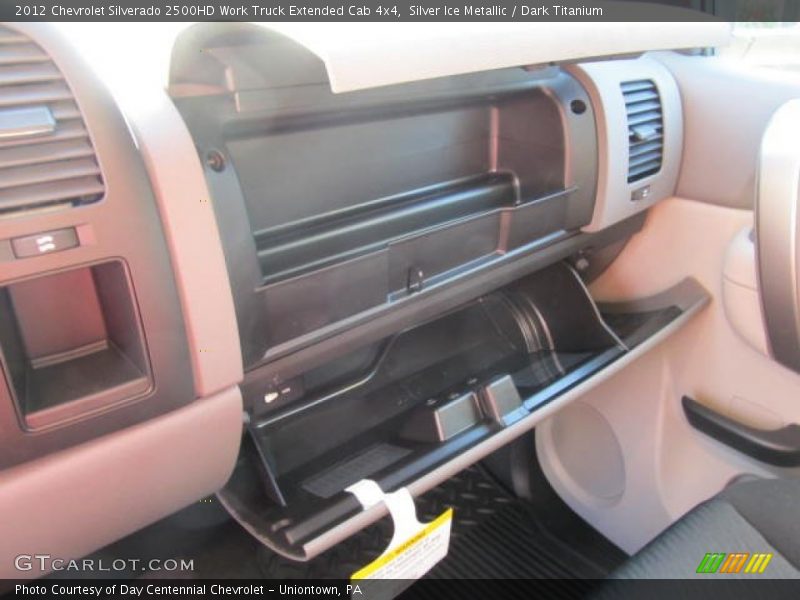 Silver Ice Metallic / Dark Titanium 2012 Chevrolet Silverado 2500HD Work Truck Extended Cab 4x4