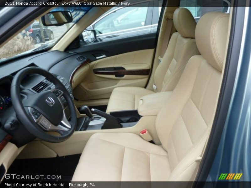  2011 Accord Crosstour EX-L 4WD Ivory Interior