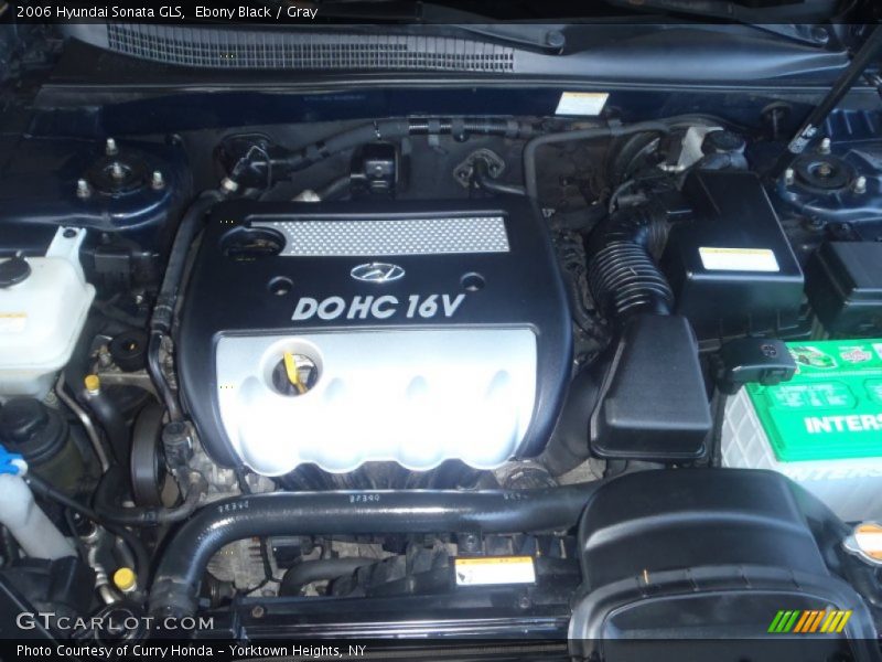 Ebony Black / Gray 2006 Hyundai Sonata GLS