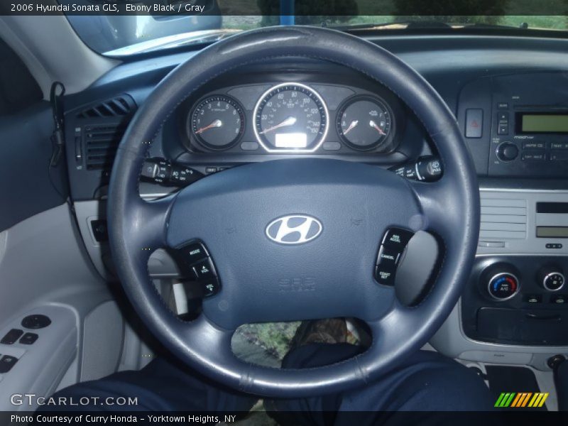 Ebony Black / Gray 2006 Hyundai Sonata GLS