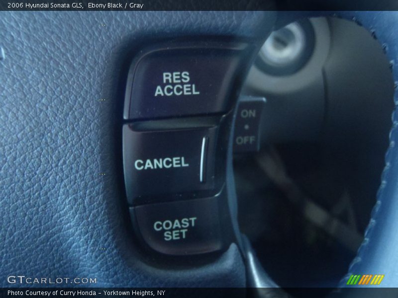 Ebony Black / Gray 2006 Hyundai Sonata GLS