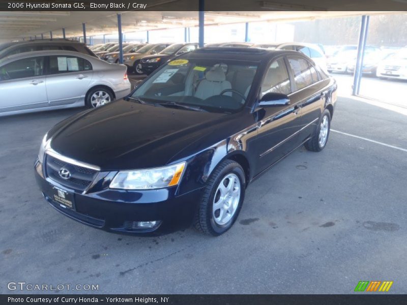 Ebony Black / Gray 2006 Hyundai Sonata GLS