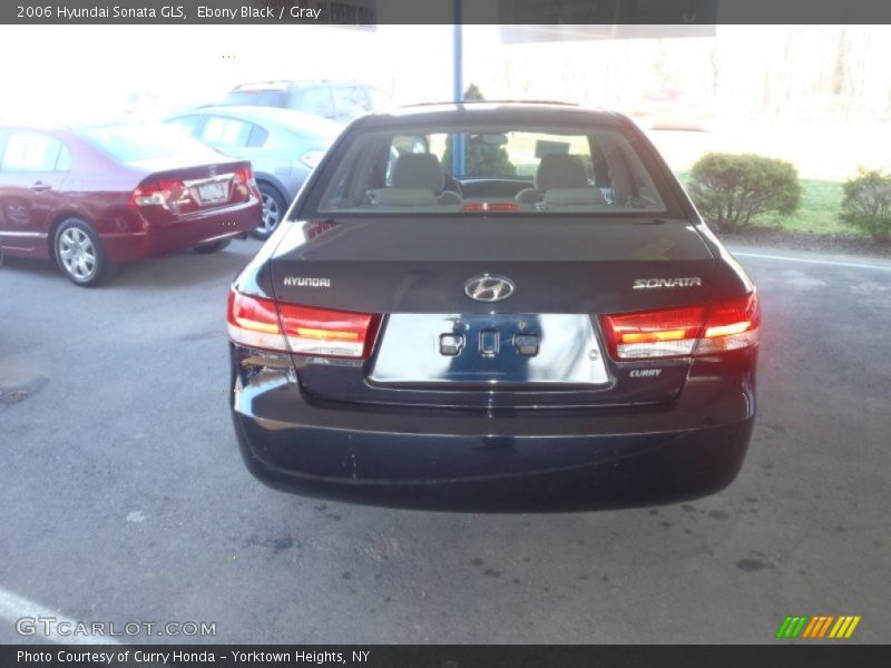 Ebony Black / Gray 2006 Hyundai Sonata GLS