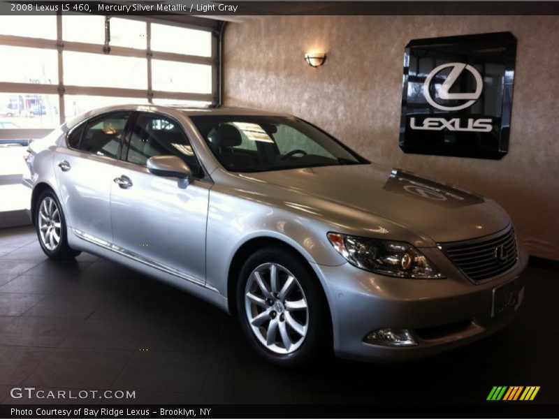 Mercury Silver Metallic / Light Gray 2008 Lexus LS 460