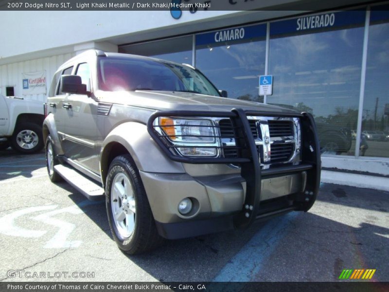 Light Khaki Metallic / Dark Khaki/Medium Khaki 2007 Dodge Nitro SLT