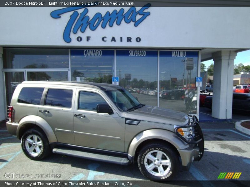 Light Khaki Metallic / Dark Khaki/Medium Khaki 2007 Dodge Nitro SLT