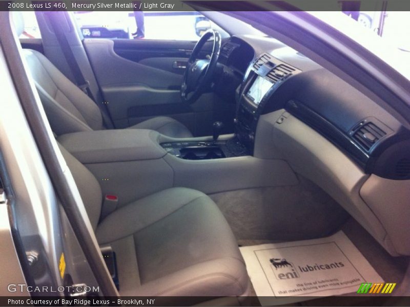 Mercury Silver Metallic / Light Gray 2008 Lexus LS 460
