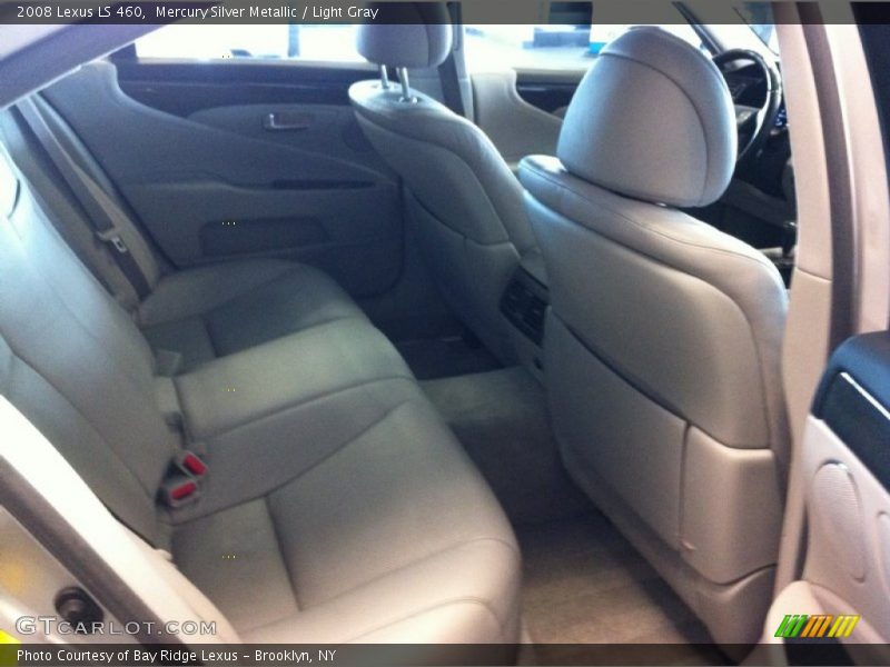 Mercury Silver Metallic / Light Gray 2008 Lexus LS 460