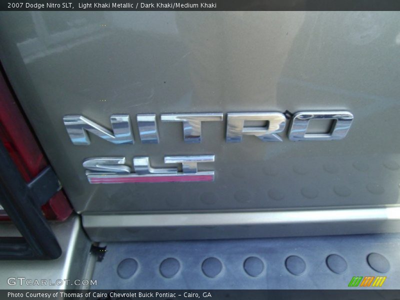 Light Khaki Metallic / Dark Khaki/Medium Khaki 2007 Dodge Nitro SLT