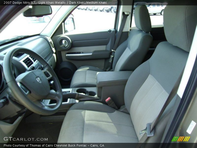 Light Khaki Metallic / Dark Khaki/Medium Khaki 2007 Dodge Nitro SLT