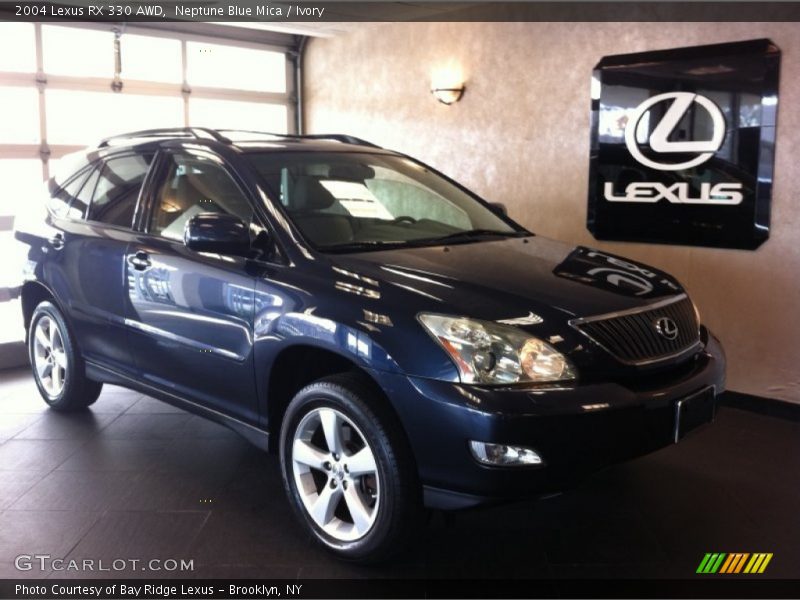 Neptune Blue Mica / Ivory 2004 Lexus RX 330 AWD