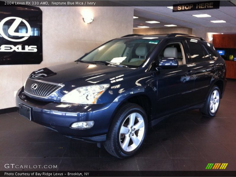 Neptune Blue Mica / Ivory 2004 Lexus RX 330 AWD