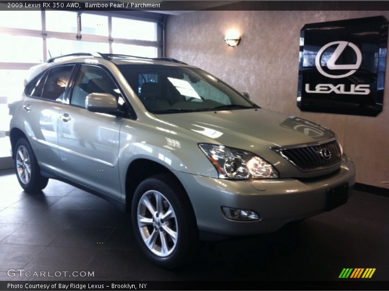 Bamboo Pearl / Parchment 2009 Lexus RX 350 AWD