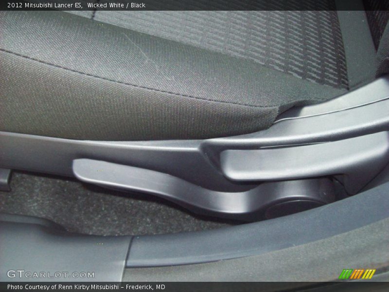 Wicked White / Black 2012 Mitsubishi Lancer ES